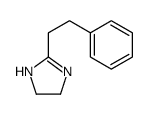 2-(2-phenylethyl)-4,5-dihydro-1H-imidazole结构式