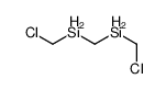 chloromethyl(chloromethylsilylmethyl)silane Structure