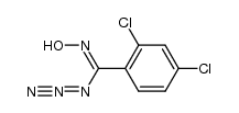 2,4-dichloro-N'-hydroxybenzimidoyl azide Structure