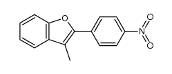 3-methyl-2-(4-nitro-phenyl)-benzofuran Structure