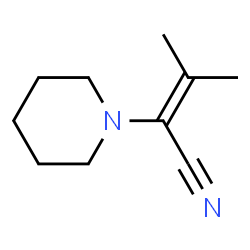 1-Piperidineacetonitrile,alpha-(1-methylethylidene)-(9CI) structure