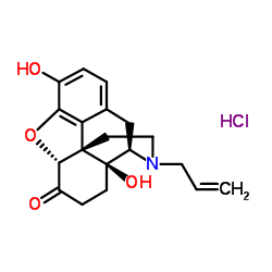 Naloxone HCl Structure