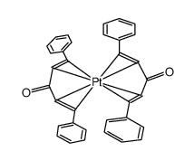 TRIS(DIBENZYLIDENEACETONE)DIPLATINUM(0)结构式