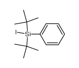 di-tert-butyliodophenylsilane Structure