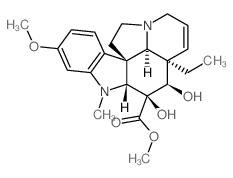 Deacetylvindoline结构式