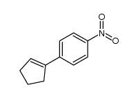 1-(4-nitrophenyl)cyclopentene结构式