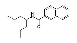 N-β-Naphthoyl-4-heptylamin Structure