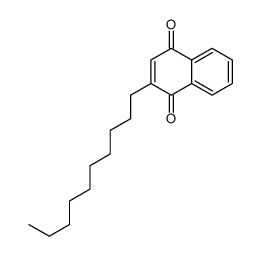 2-decylnaphthalene-1,4-dione结构式