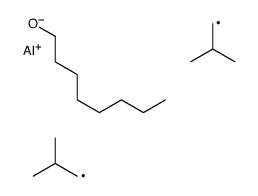 bis(2-methylpropyl)-octoxyalumane结构式