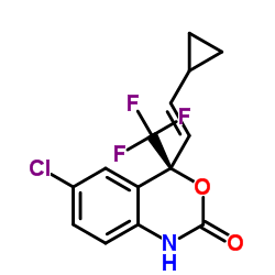 (4S)-6-Chloro-4-[(E)-2-cyclopropylvinyl]-4-(trifluoromethyl)-1,4-dihydro-2H-3,1-benzoxazin-2-one structure