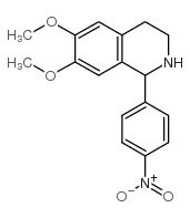 6,7-dimethoxy-1-(4-nitrophenyl)-1,2,3,4-tetrahydroisoquinoline Structure