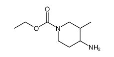 4-amino-1-carbethoxy-3-methylpiperidine Structure