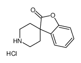 2H-螺[苯并呋喃-3,4-哌啶]-2-酮盐酸盐结构式