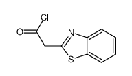 2-Benzothiazoleacetylchloride(9CI) structure