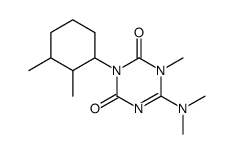 6-dimethylamino-3-(2,3-dimethyl-cyclohexyl)-1-methyl-1H-[1,3,5]triazine-2,4-dione Structure