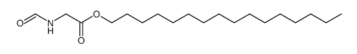 n-formyl-glycine hexadecyl ester Structure