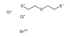 2,2-dichloro-1,3,6,2-trithiastannocane结构式