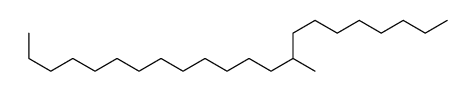 9-methyldocosane结构式