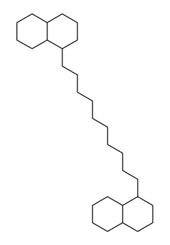 1-(10-decalin-1-yldecyl)decalin structure