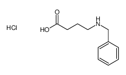 4-(benzylamino)butyric acid hydrochloride structure