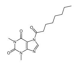 1H-Purine-2,6-dione,3,7-dihydro-1,3-dimethyl-7-(1-oxooctyl)- picture