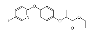 ethyl 2-[4-(5-iodopyridin-2-yl)oxyphenoxy]propanoate Structure