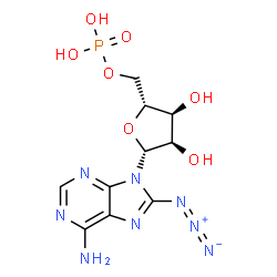 8-azidoadenosine 5'-monophosphate structure