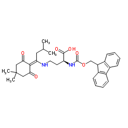 Fmoc-dab(ivdde)-oh structure