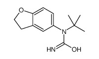 1-tert-butyl-1-(2,3-dihydro-1-benzofuran-5-yl)urea Structure