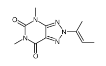 4,6-dimethyl-2-(1-methyl-propenyl)-2,4-dihydro-[1,2,3]triazolo[4,5-d]pyrimidine-5,7-dione Structure