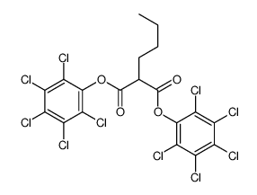 bis(2,3,4,5,6-pentachlorophenyl) 2-butylpropanedioate Structure