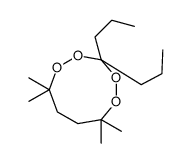 6,6,9,9-tetramethyl-3,3-dipropyl-1,2,4,5-tetraoxonane Structure