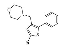 4-[(5-bromo-2-phenylthiophen-3-yl)methyl]morpholine结构式