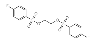 1-fluoro-4-[2-(4-fluorophenyl)sulfonyloxyethoxysulfonyl]benzene Structure