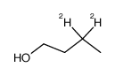 1-(3,3-2H2)-butanol Structure