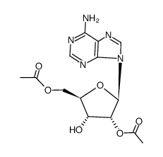 3',5'-Di-O-acetyladenosine Structure