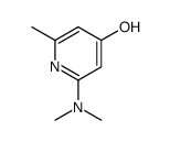 2-(Dimethylamino)-6-methyl-4-pyridinol Structure