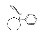 1-azido-1-phenylcycloheptane结构式