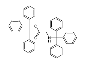 trityl 2-(tritylamino)acetate Structure