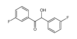 1,2-bis(3-fluorophenyl)-2-hydroxyethanone structure