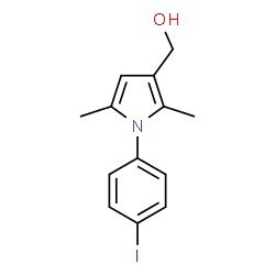 1-(4-IODOPHENYL)-2,5-DIMETHYL-1H-PYRROLE-3-METHANOL structure