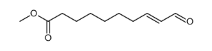 trans-Methyl 10-oxodec-8-enoate Structure