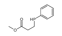 methyl 3-phenylphosphanylpropanoate Structure