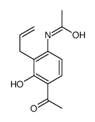 N1-(4-ACETYL-2-ALLYL-3-HYDROXYPHENYL)ACETAMIDE结构式