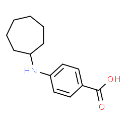 N-CYCLOHEPTYL-P-AMINOBENZOIC ACID Structure