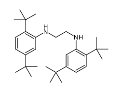 N,N'-bis(2,5-ditert-butylphenyl)ethane-1,2-diamine结构式