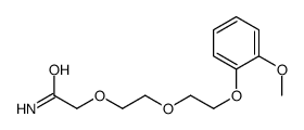 2-[2-[2-(o-Methoxyphenoxy)ethoxy]ethoxy]acetamide picture