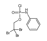 N-[chloro(2,2,2-tribromoethoxy)phosphoryl]aniline Structure