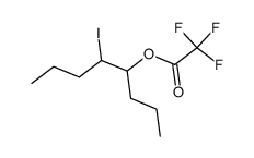 threo-5-iodo-4-octanol trifluoroacetate Structure