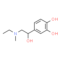 Adrenaline, N-ethyl- (5CI)结构式